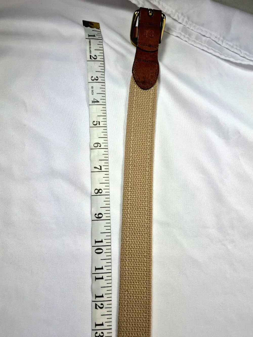 NWOT Leather Man Ltd Nautical Signal Flag Belt - Made in USA Size 46 Unisex